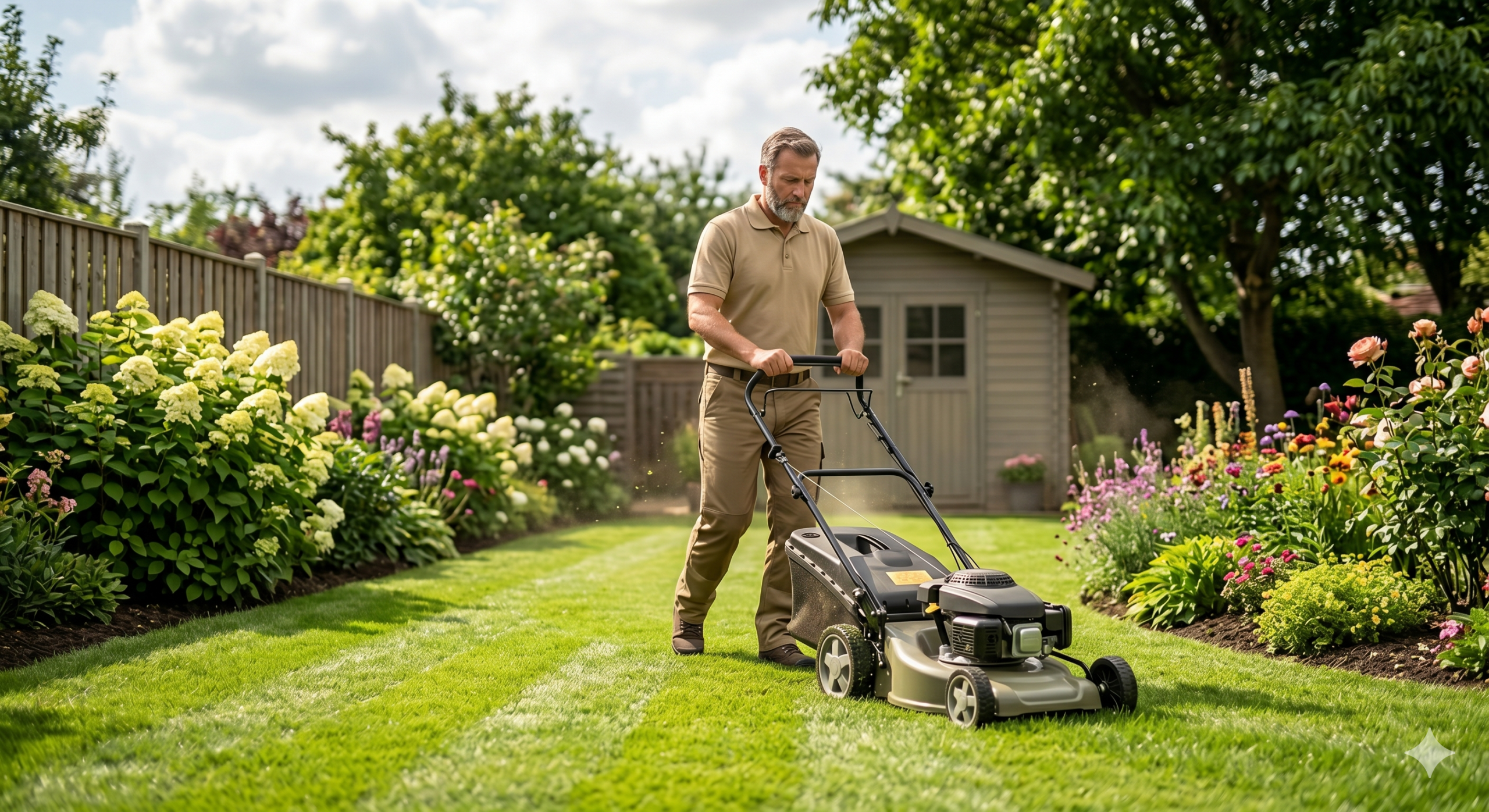 Lawn mowing Poplar