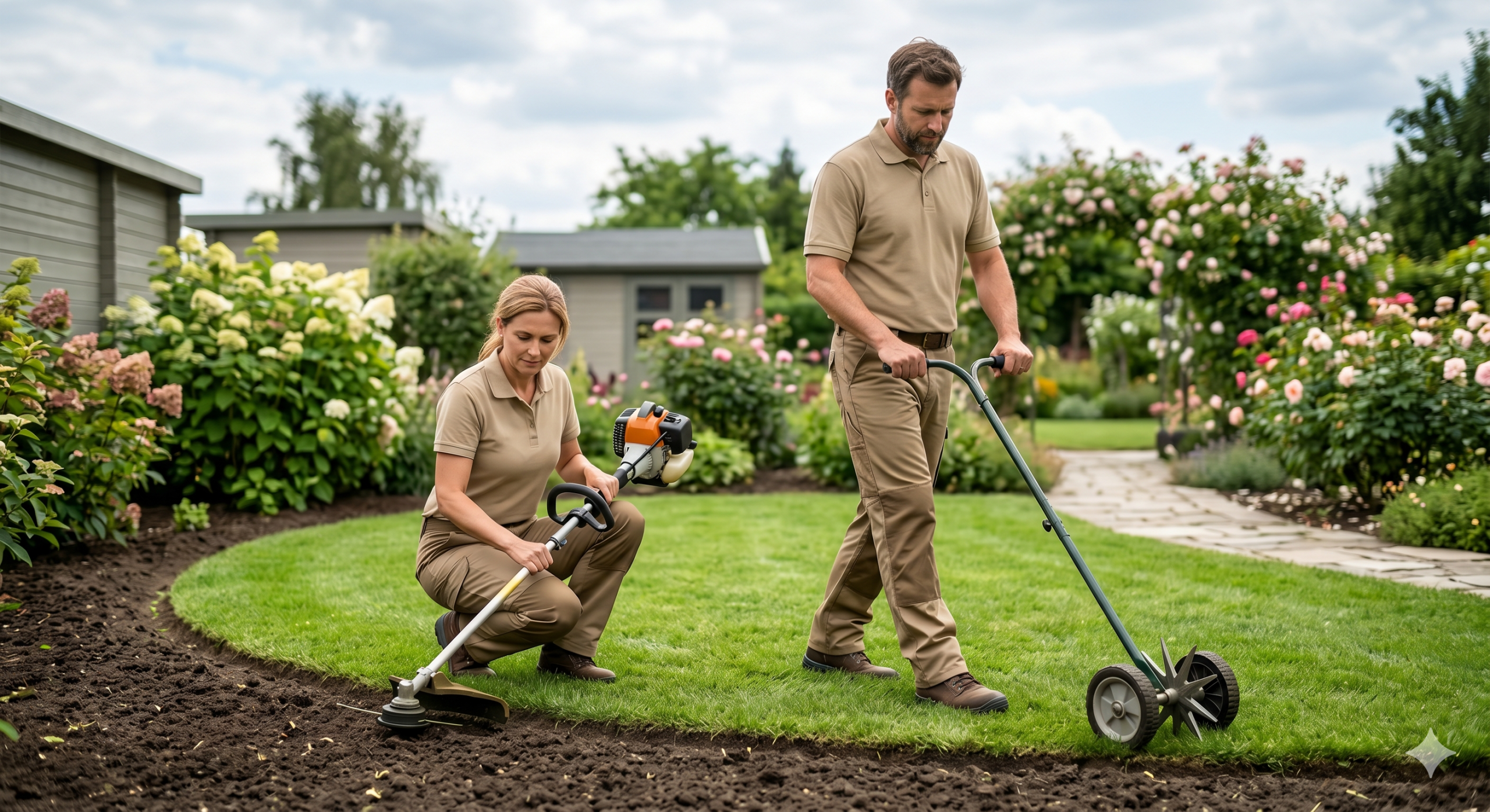 professional lawn care poplar